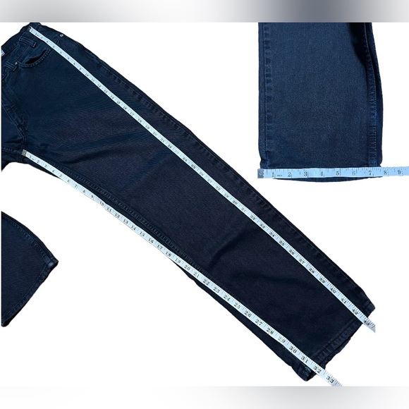 Levi’s Vintage 90’s Silver Tab Relaxed Barrel Leg Jean Black w/ Blue Undertone - Picture 12 of 16